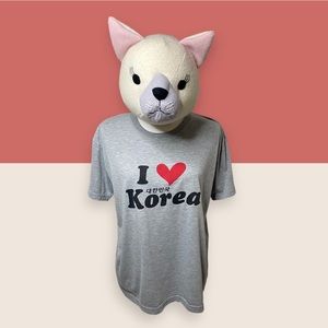 🇰🇷 I LOVE KOREA T SHIRT SZ M